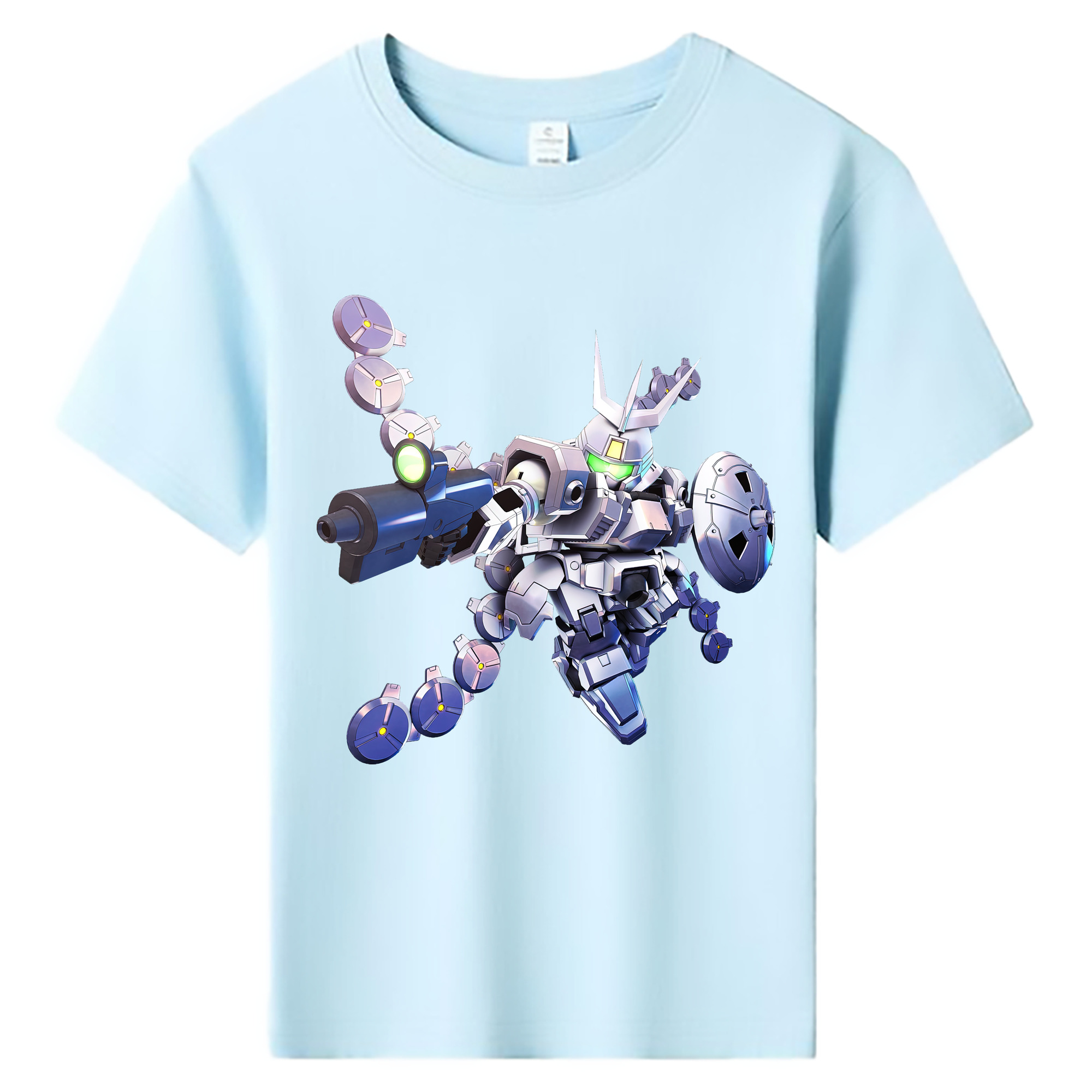 （画像用） 機動戦士ガンダム Mobile Suit Gundam 綿100％キッズTシャツ（フロントプリント）